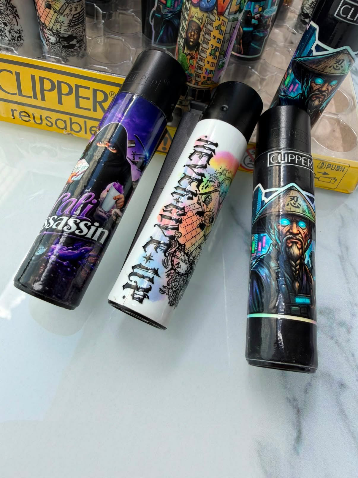 Clipper Feuerzeuge mit Logo